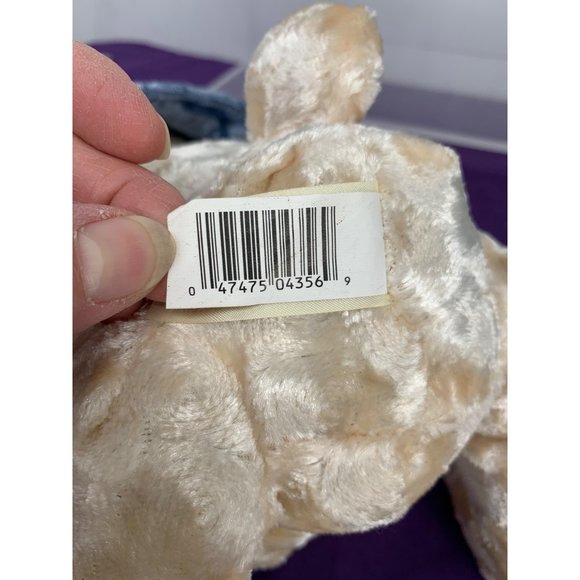 Dan Dee World's Greatest Mom Cream Bear Blue hat and Scarf - Picture 10 of 12